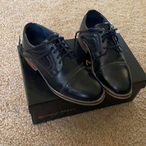 Bruno Marc Black Dress Shoes